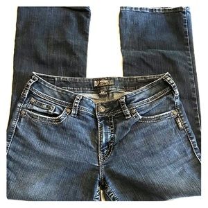 Suki Surplus Silver Jeans Dark Wash